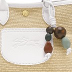 Korbtasche Le Panier Pliage Céramique Weiß, Farbe: weiß, Marke: Longchamp, EAN: 3597922792665, Abmessungen in cm: 16x18x12, Bild 6 von 6