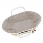 Korbtasche Le Panier Pliage Céramique Weiß, Farbe: weiß, Marke: Longchamp, EAN: 3597922793211, Abmessungen in cm: 28x35x20, Bild 5 von 6