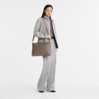 Handtasche / Aktentasche Le Foulonné S Taupe, Farbe: taupe/khaki, Marke: Longchamp, EAN: 3597922798575, Abmessungen in cm: 38x28x7, Bild 4 von 5