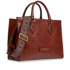 Handtasche Ida Booktote Marrone, Farbe: cognac, Marke: The Bridge, EAN: 8033748577543, Abmessungen in cm: 35.5x27x15.5, Bild 2 von 8