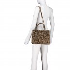 Handtasche Leo Hellbraun, Farbe: braun, Marke: Hausfelder Manufaktur, EAN: 4065646027329, Abmessungen in cm: 29x22.5x12.5, Bild 5 von 7
