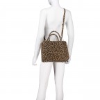 Handtasche Leo Hellbraun, Farbe: braun, Marke: Hausfelder Manufaktur, EAN: 4065646027329, Abmessungen in cm: 29x22.5x12.5, Bild 6 von 7