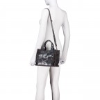 Handtasche Snake Anthra, Farbe: anthrazit, Marke: Hausfelder Manufaktur, EAN: 4065646027343, Abmessungen in cm: 25.5x19x11, Bild 5 von 7