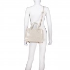 Handtasche Elefante Ecru, Farbe: beige, Marke: Hausfelder Manufaktur, EAN: 4065646027398, Abmessungen in cm: 30x22.5x12.5, Bild 6 von 7