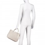 Handtasche Elefante Ecru, Farbe: beige, Marke: Hausfelder Manufaktur, EAN: 4065646027398, Abmessungen in cm: 30x22.5x12.5, Bild 4 von 7