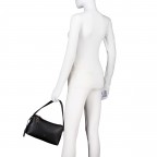 Beuteltasche Delia S Black, Farbe: schwarz, Marke: AIGNER, EAN: 4055539650659, Abmessungen in cm: 27x15x9, Bild 3 von 9
