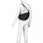 Beuteltasche Eliza M Black, Farbe: schwarz, Marke: AIGNER, EAN: 4055539650512, Abmessungen in cm: 34.5x19x9.6, Bild 3 von 6