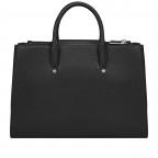 Handtasche Ivy L Black Silver, Farbe: schwarz, Marke: AIGNER, EAN: 4055539613746, Abmessungen in cm: 35x36x14, Bild 3 von 6