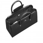 Handtasche Ivy L Black Silver, Farbe: schwarz, Marke: AIGNER, EAN: 4055539613746, Abmessungen in cm: 35x36x14, Bild 6 von 6