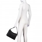Beuteltasche Mara S Black, Farbe: schwarz, Marke: AIGNER, EAN: 4055539650383, Abmessungen in cm: 26x19x10, Bild 4 von 8