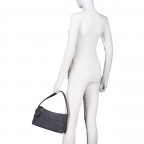 Umhängetasche Delia Suede S Night Grey, Farbe: grau, Marke: AIGNER, EAN: 4055539650888, Abmessungen in cm: 27x16x9, Bild 4 von 8