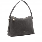 Beuteltasche Delia Suede M Night Grey, Farbe: grau, Marke: AIGNER, EAN: 4055539650918, Abmessungen in cm: 35x24.5x12, Bild 2 von 3