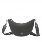 Umhängetasche Zita Suede S Night Grey, Farbe: grau, Marke: AIGNER, EAN: 4055539658068, Abmessungen in cm: 30x19x6.5, Bild 1 von 6