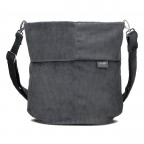 Umhängetasche Mademoiselle M90 Cord Polar, Farbe: grau, Marke: Zwei, EAN: 4250257940130, Abmessungen in cm: 27x28x13, Bild 2 von 7