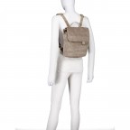 Rucksack Mademoiselle MR8 Cord Mocca, Farbe: beige, Marke: Zwei, EAN: 4250257940154, Abmessungen in cm: 24x29x13, Bild 7 von 7
