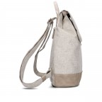 Rucksack Olli OR13 Sand, Farbe: beige, Marke: Zwei, EAN: 4250257938731, Abmessungen in cm: 35x38x11, Bild 3 von 6