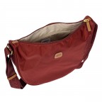 Beuteltasche X-BAG & X-Travel Moonbag Bordeaux, Farbe: rot/weinrot, Marke: Brics, EAN: 8016623978031, Abmessungen in cm: 33x26x9.5, Bild 6 von 7