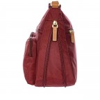 Umhängetasche X-BAG & X-Travel Bordeaux, Farbe: rot/weinrot, Marke: Brics, EAN: 8016623978055, Abmessungen in cm: 34x24x8, Bild 3 von 7