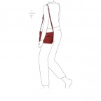 Beuteltasche X-BAG & X-Travel Bordeaux, Farbe: rot/weinrot, Marke: Brics, EAN: 8016623978079, Abmessungen in cm: 30x20x13, Bild 5 von 7