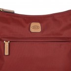 Beuteltasche X-BAG & X-Travel Bordeaux, Farbe: rot/weinrot, Marke: Brics, EAN: 8016623978079, Abmessungen in cm: 30x20x13, Bild 7 von 7