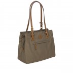 Shopper X-BAG & X-Travel 3 Fächer Größe M Nut, Farbe: braun, Marke: Brics, EAN: 8016623978130, Abmessungen in cm: 32x25x15, Bild 2 von 7