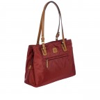 Shopper X-BAG & X-Travel 3 Fächer Größe M Bordeaux, Farbe: rot/weinrot, Marke: Brics, EAN: 8016623978147, Abmessungen in cm: 32x25x15, Bild 2 von 7