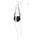 Umhängetasche Gondola Stella Bag Black, Farbe: schwarz, Marke: Brics, EAN: 8016623903828, Abmessungen in cm: 28x23x9, Bild 6 von 8
