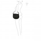 Umhängetasche Gondola Stella Bag Black, Farbe: schwarz, Marke: Brics, EAN: 8016623903828, Abmessungen in cm: 28x23x9, Bild 5 von 8