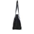 Shopper Gondola Orchidea Black, Farbe: schwarz, Marke: Brics, EAN: 8016623976068, Abmessungen in cm: 32x28x14.5, Bild 3 von 7