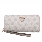 Geldbörse Laurel II 4G-Logo mit Griffschlaufe Dark Taupe, Farbe: taupe/khaki, Marke: Guess, EAN: 0190231996859, Abmessungen in cm: 20.5x10x2.8, Bild 1 von 5