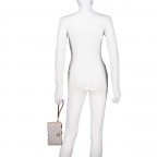 Geldbörse / Handytasche Laurel II 4G-Logo mit Griffschlaufe Dark Taupe, Farbe: taupe/khaki, Marke: Guess, EAN: 0190231996873, Abmessungen in cm: 18.5x11x2.5, Bild 4 von 5