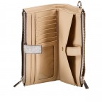 Geldbörse / Handytasche Laurel II 4G-Logo mit Griffschlaufe Dark Taupe, Farbe: taupe/khaki, Marke: Guess, EAN: 0190231996873, Abmessungen in cm: 18.5x11x2.5, Bild 5 von 5