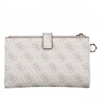 Geldbörse / Handytasche Laurel II 4G-Logo mit Griffschlaufe Dark Taupe, Farbe: taupe/khaki, Marke: Guess, EAN: 0190231996873, Abmessungen in cm: 18.5x11x2.5, Bild 3 von 5