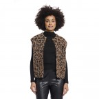 Weste Elona Größe S Leopard, Farbe: braun, Marke: Rino & Pelle, EAN: 8720529553208, Bild 1 von 4