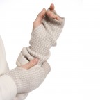 Handschuhe / Handstulpen Lorena fingerlos Größe ONE-SIZE Pale Birch Frames, Farbe: beige, Marke: Rino & Pelle, EAN: 8720529553444, Abmessungen in cm: 9.5x25x0.8, Bild 2 von 4