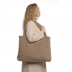 Shopper Akiko Toffee, Farbe: braun, Marke: Rino & Pelle, EAN: 8720529554199, Abmessungen in cm: 57x37x10, Bild 6 von 8