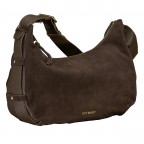 Beuteltasche Lifetime Sister Suede M Coffee, Farbe: braun, Marke: Hey Marly, EAN: 4262484652595, Abmessungen in cm: 35.5x27x11.2, Bild 2 von 9