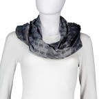 Schal Erica 4G-Logo Coal, Farbe: anthrazit, Marke: Guess, EAN: 7621235353957, Abmessungen in cm: 32x190x0.5, Bild 3 von 5