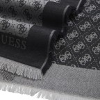 Schal Erica 4G-Logo Coal, Farbe: anthrazit, Marke: Guess, EAN: 7621235353957, Abmessungen in cm: 32x190x0.5, Bild 5 von 5