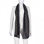 Schal Karnilla 4G-Logo Coal, Farbe: anthrazit, Marke: Guess, EAN: 7621235354022, Abmessungen in cm: 60x180x0.2, Bild 2 von 4