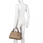 Handtasche Noelle II 4G-Logo Latte Brown, Farbe: braun, Marke: Guess, EAN: 0190231964179, Abmessungen in cm: 32x21x12, Bild 4 von 7