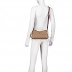 Umhängetasche Noelle II Mini Latte Brown, Farbe: braun, Marke: Guess, EAN: 0198659000820, Abmessungen in cm: 28.5x15x7, Bild 7 von 8