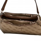 Umhängetasche Noelle II Mini Latte Brown, Farbe: braun, Marke: Guess, EAN: 0198659000820, Abmessungen in cm: 28.5x15x7, Bild 8 von 8