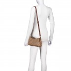 Umhängetasche Noelle II Mini Latte Brown, Farbe: braun, Marke: Guess, EAN: 0198659000820, Abmessungen in cm: 28.5x15x7, Bild 6 von 8