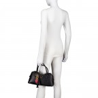 Handtasche Davina Black, Farbe: schwarz, Marke: Guess, EAN: 0198659044558, Abmessungen in cm: 31x15x10, Bild 4 von 7