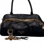Handtasche Davina Black, Farbe: schwarz, Marke: Guess, EAN: 0198659044558, Abmessungen in cm: 31x15x10, Bild 7 von 7