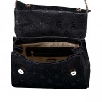 Umhängetasche Cresidia II 4G-Logo Peony Black, Farbe: schwarz, Marke: Guess, EAN: 0190231993940, Abmessungen in cm: 24x17x8.5, Bild 7 von 7