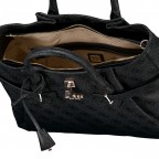 Handtasche Yesba 4G-Logo Coal, Farbe: anthrazit, Marke: Guess, EAN: 0198659028008, Abmessungen in cm: 38x29.5x12, Bild 7 von 7