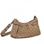 Umhängetasche Yesba 4G-Logo Latte, Farbe: braun, Marke: Guess, EAN: 0198659028053, Abmessungen in cm: 27.5x18x9.5, Bild 2 von 5