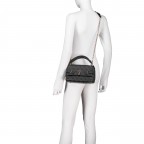 Umhängetasche Yesba 4G-Logo Coal, Farbe: anthrazit, Marke: Guess, EAN: 0198659028060, Abmessungen in cm: 23.5x15x10.5, Bild 6 von 7